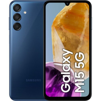 Смартфон Samsung Galaxy M15 5G 4/128GB 6.5" 90Hz Dark Blue (SM-M156BDBUEUE)