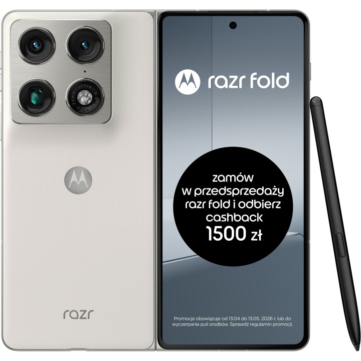 Смартфон Motorola Razr Fold 5G 16/512GB 8.1" 120Hz Lily White (PBAX0007PL)
