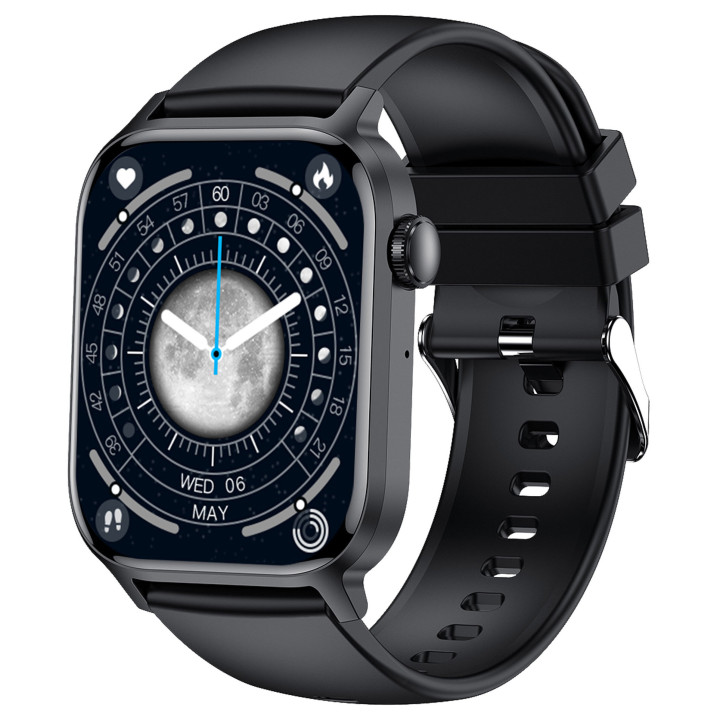 Смарт годинник Kiano Watch GO Midnight black (KIASHWG003)