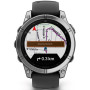 Спортивний годинник Garmin Fenix E 47mm Silver-Black (010-03025-00)