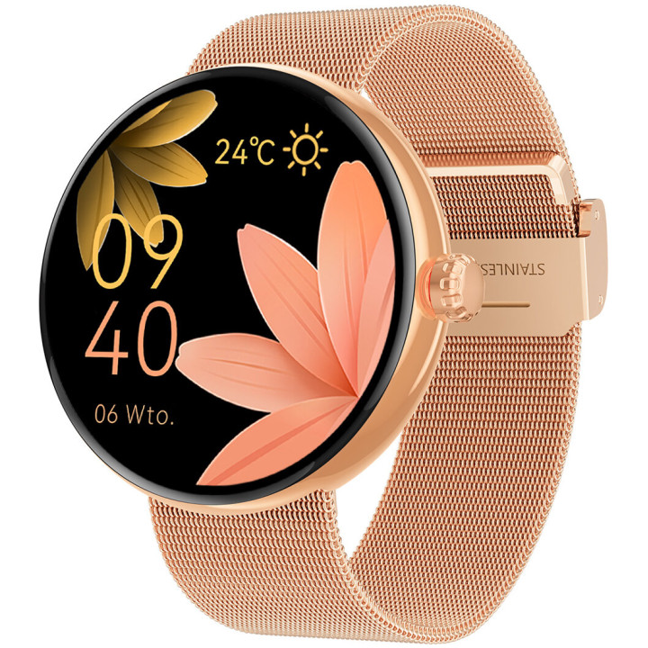 Смарт годинник Forever Forevive 5 SB-365 Rose Gold + ремінець (ZFHS9250)