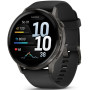 Смарт годинник Garmin Venu 4 41 mm Slate with Black Silicone Band (010-03013-02/42)
