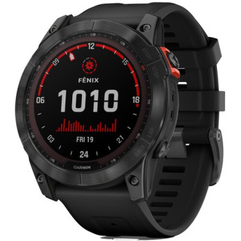 Garmin Fenix 7X Solar Slate Gray with Black Band (010-02541-01)