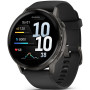 Смарт годинник Garmin Venu 4 45 mm Slate with Black Silicone Band (010-03014-00/40)