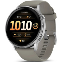 Смарт годинник Garmin Venu 4 45 mm Silver with Silver Gray Silicone Band (010-03014-01/41)