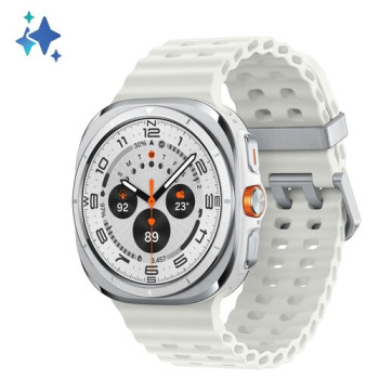 Смарт годинник Samsung Galaxy Watch Ultra 47mm LTE Titanium White (SM-L705FZWAEUE)