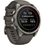 Смарт годинник Garmin Fenix 9 47mm Titanium with Pebble Gray Silicone Band (010-04762-00/01)