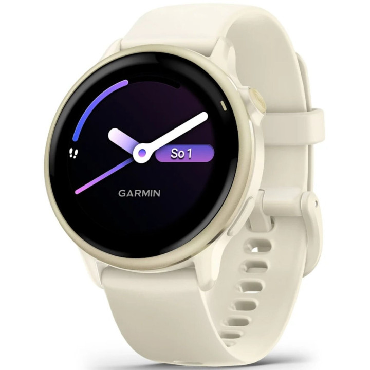 Смарт годинник Garmin Vivoactive 6 Lunar Gold with Bone Band (010-02985-01)