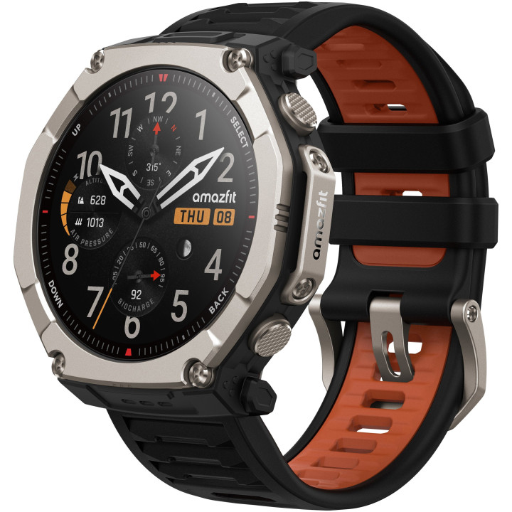 Смарт годинник Amazfit T-Rex Ultra 2 51mm Black (W2550GL2N)