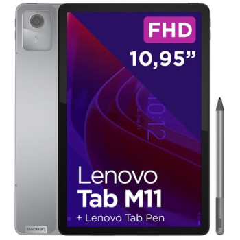 Планшет Lenovo Tab M11 4/128GB Wi-Fi Luna Grey + Pen (ZADA0024PL)