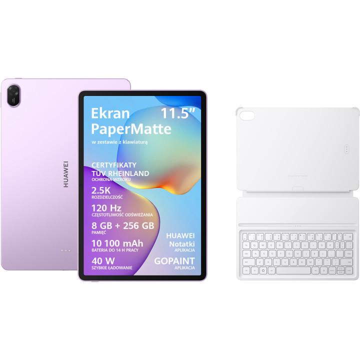Планшет Huawei MatePad 11.5" 2025 PaperMatte Edition 8/256GB Wi-Fi Purple + Keyboard (Taoxingzhi-W09FK_VT+KB)