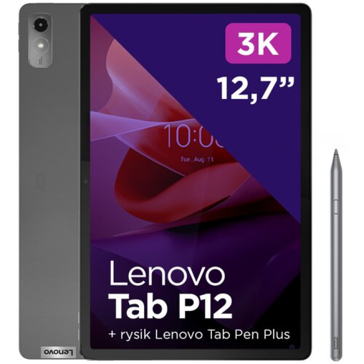 Планшет Lenovo Tab P12 8/128GB Wi-Fi Storm Grey (ZACH0134PL)