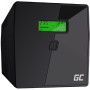 Джерело безперебійного живлення UPS Green Cell UPS09 2000VA 1400W Power Proof з дисплеєм LCD Чиста синусоїда