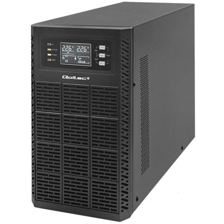 Джерело безперебійного живлення UPS Qoltec 52282 3000VA 3000W Чиста синусоїда