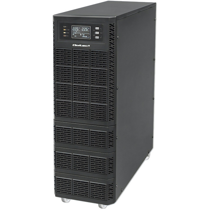 Джерело безперебійного живлення UPS Qoltec 52284 10000VA 10000W Чиста синусоїда