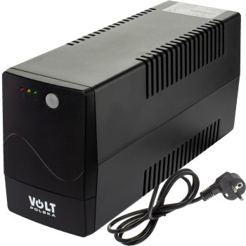 Джерело безперебійного живлення UPS Volt Polska Pico 1000VA 600W 9Ah (5UP010009P) Апроксимована синусоїда