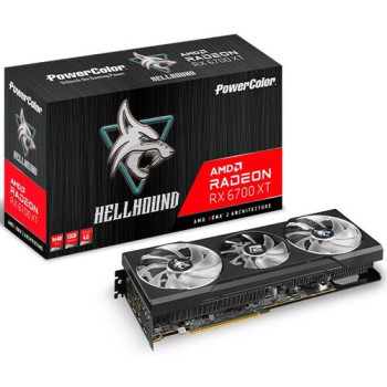 Відеокарта PowerColor Radeon RX 6700 XT Hellhound 12GB (AXRX 6700XT 12GBD6-3DHL)