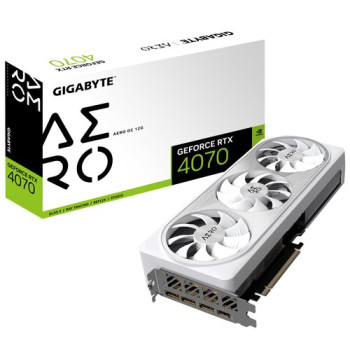 Відеокарта GIGABYTE GeForce RTX 4070 AERO OC 12G (GV-N4070AERO OC-12GD)