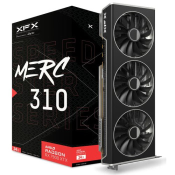 Відеокарта XFX Radeon RX 7900 XTX Speedster MERC 310 Black Edition (RX-79XMERCB9)