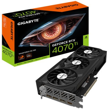 Відеокарта GIGABYTE GeForce RTX 4070 Ti WINDFORCE OC 12G (GV-N407TWF3OC-12GD)