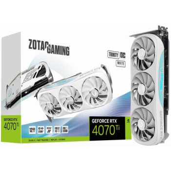 Відеокарта Zotac GAMING GeForce RTX 4070 Ti Trinity OC White Edition (ZT-D40710Q-10P)
