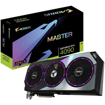 Відеокарта GIGABYTE AORUS GeForce RTX 4090 MASTER 24G (GV-N4090AORUS M-24GD)