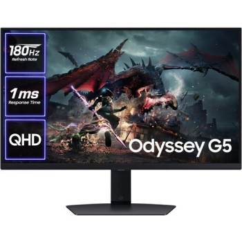 Монітор Samsung Odyssey G5 LS27DG500EUXEN 27" 2560x1440px IPS 180Hz 1 ms [GTG]