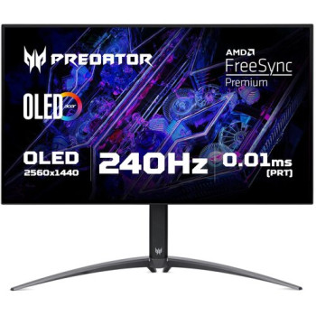 Монітор Acer Predator X27UBMIIPRUZX 26.5" OLED 2560x1440px 240Hz 0.01 ms [MPRT]