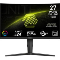 Монітор MSI MAG 275CQRF QD E2 27" 2560x1440px 180Hz 0.5 ms [GTG] Curved