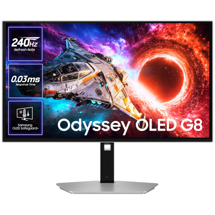 Монітор Samsung Odyssey G8 LS27HG800SUXEN 27" 3840x2160px QD-OLED 240Hz 0.03 ms [GTG] (LS27HG800SUXEN)