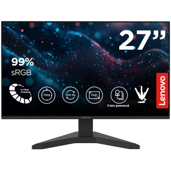 Монітор Lenovo Legion R27S 27" 1980x1080px IPS 144Hz 1ms [MPRT] (68CCGAC1EU)