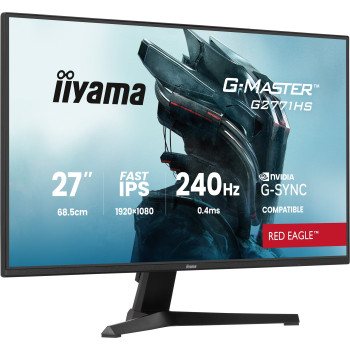 Монітор iiyama G-Master 27" 1920x1080px IPS 240Hz 0.4 ms [MPRT] (G2771HS-B1)