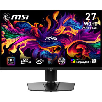 Монітор MSI MAG 271QPX 26.5" QD-OLED 2560x1440px 360Hz 0.03 ms [GTG]