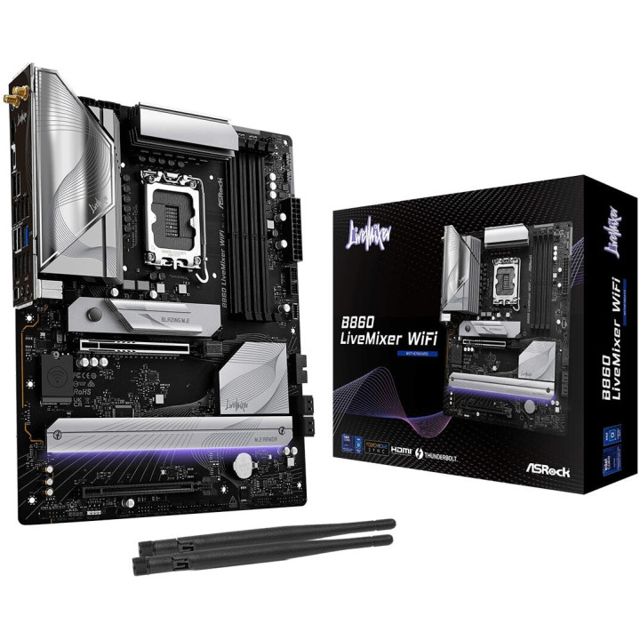 Материнська плата ASRock B860 LiveMixer WiFi
