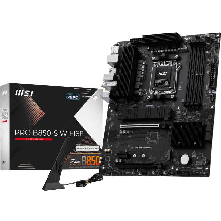 Материнська плата MSI Pro B850-S WiFi 6E