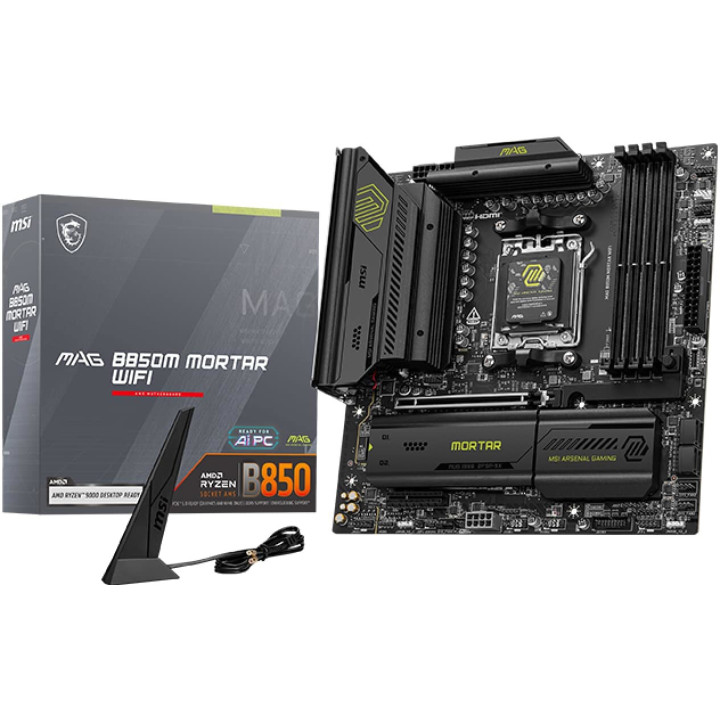 Материнська плата MSI MAG B850M Mortar WiFi