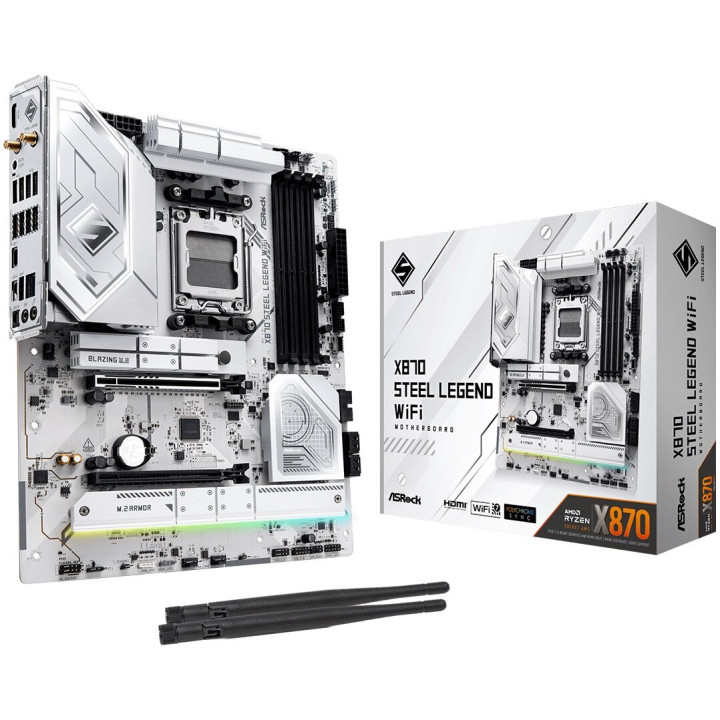 Материнська плата ASRock X870 Steel Legend WiFi
