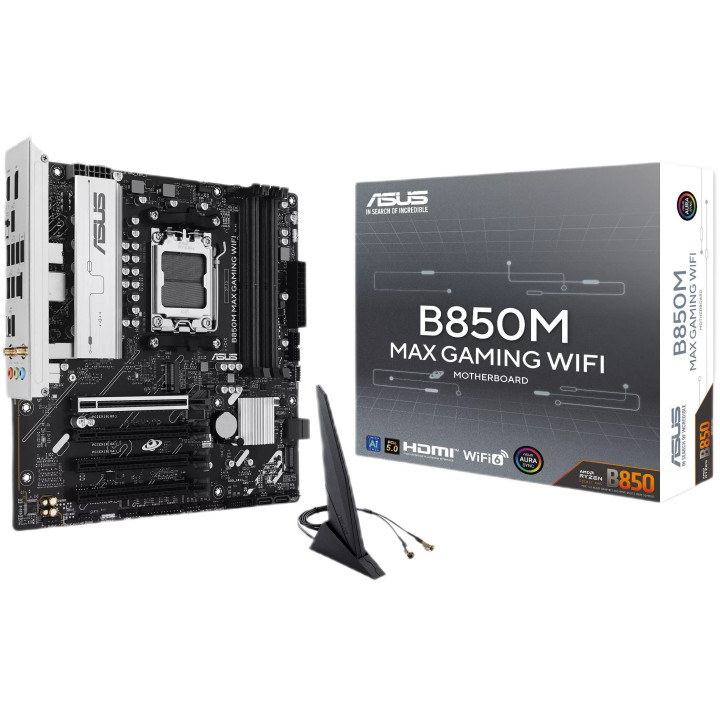Материнська плата ASUS B850M Max Gaming Wi-Fi