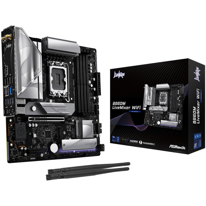 Материнська плата ASRock B860M LiveMixer WiFi