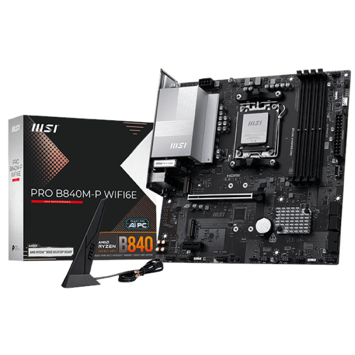 Материнська плата MSI Pro B840M-P WiFi 6E