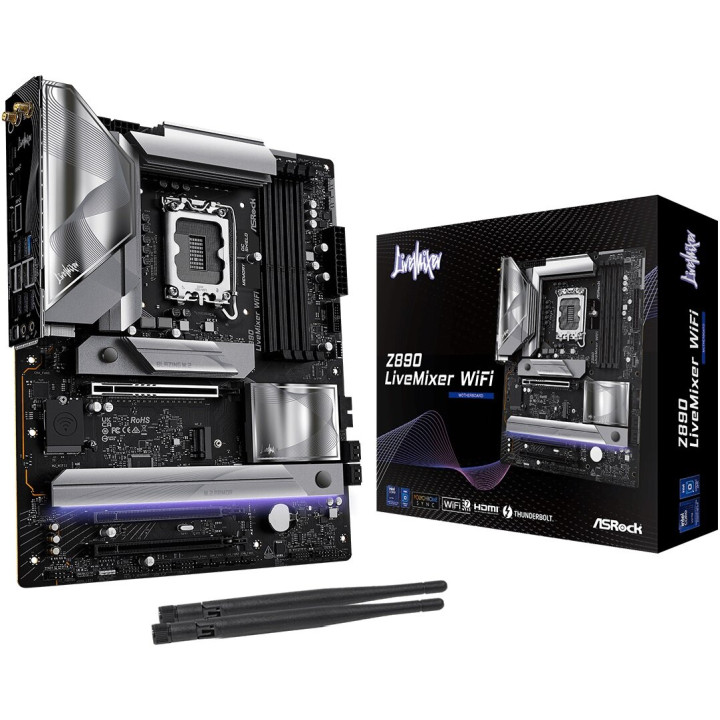 Материнська плата ASRock Z890 LiveMixer WiFi
