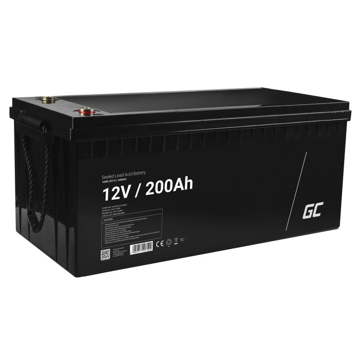 Акумулятор для ДБЖ Green Cell AGM 12V 200Ah (AGM33) 57kg