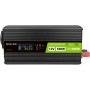 Інвертор Green Cell 12V/230V 500W/1000W (INVGC12P500LCD)